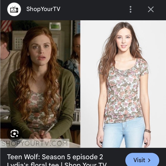 LYDIA’S FLORAL TOP 5x02 - Picture 3 of 3